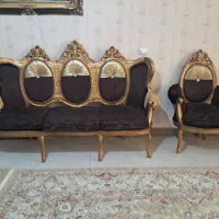 مبل سلطنتی ۹ نفره|مبلمان خانگی و میز عسلی|چناران, |دیوار
