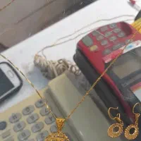 گوشواره گردنبند طلا