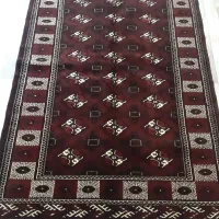 سه متری ترکمن تمام پشم ریز بافت رنگ طبیعی