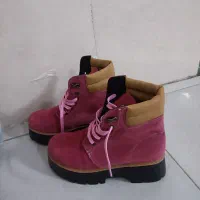 کفش پوتین صورتی سایز