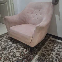 مبل صورتی تک نفره