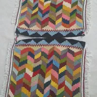 گلیم دستباف کوسن، رومبلی، تابلویی ۴۰×۳۵|گلیم، جاجیم، گبه|سنندج, |دیوار