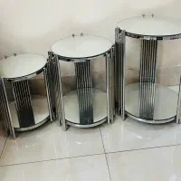 فروش میز عسلی ابکاری نقره