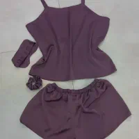 تولیدی لباس خواب ساتن ۴ تیکه