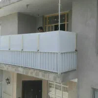 سقف شیب دار پلی کربنات فایبرگلس سایبان طلق|مصالح و تجهیزات ساختمان|مشهد, حرم مطهر رضوی|دیوار