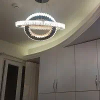 دوعدد لوستر سایز ۸۵ برلیان دوعدد لوستر کهکشانی|لوستر و چراغ آویز|باقرشهر, |دیوار