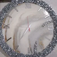 ساعت رزین و جا کلیدی رزین