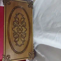 میز عسلی سه تایی چوبی کنده کاری