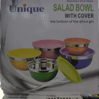 کاسه سالاد استیل و رنگی
