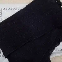 شال پلیسه برشکا سورمه ای شاین به قیمت خرید