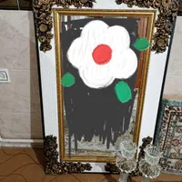 آینه و شمعدان چوبی|بوفه، ویترین، کنسول|ابهر, |دیوار