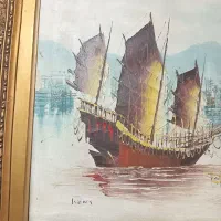 نقاشی  نقاشی کشتی|تابلو، نقاشی، عکس|رباط‌کریم, الارد|دیوار