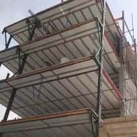 اجرای تیرچه بتنی کرمیت اسکلت فلزی با اکیپ ماهر