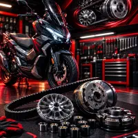 سرویس کلاچ موتورسیکلتCVTدرمحل ADV SYM طرح و اصلی