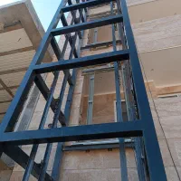 نصب آهنکشی و ریل و درب آسانسور