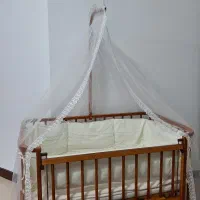 گهواره و تخت کنار مادر|تخت و صندلی بچه|بهشهر, |دیوار