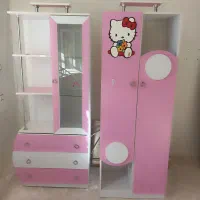 کمد بچه دخترانه در حد