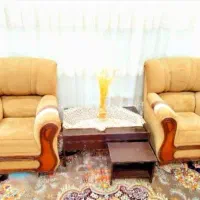 مبل 7 نفره همراه  4 میز عسلی