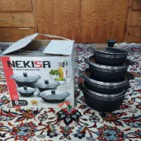 ظروف ۸پارچه تفلون باکیفیت وقیمت مناسب