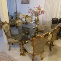 مبلمان سلطنتی ورق طلا|مبلمان خانگی و میز عسلی|هشتگرد, فاز ۳ مهستان|دیوار