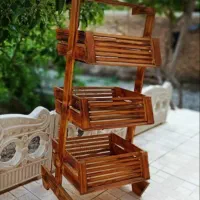 جا سیب زمینی و پیاز چوبی