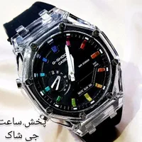 ساعت پمپی جی شاک صفحه کریستال