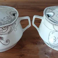 2 عدد سوپ خوری چینی