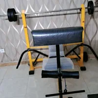 دستگاه ورزشی۴۸کاره بدنسازی به همراه دمبل|تجهیزات ورزشی|اصفهان, ناژوان|دیوار