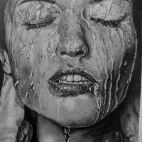 سفارش چهره سیاه قلم|تابلو، نقاشی، عکس|آبادان, |دیوار