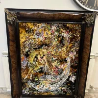 تابلو فرش دستبافت نیاز و نوازش استاد فرشچیان|تابلو فرش|تهران, سازمان برنامه جنوبی|دیوار