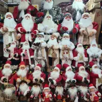 درخت کریسمس و تزئینات درخت کریسمس و بابانوئل