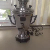 سماور برقی-چای ساز سالم- ۱جفت گلدون چشم زخم