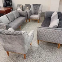 ۸نفره چوبی سیلور|مبلمان خانگی و میز عسلی|خمینیشهر, |دیوار