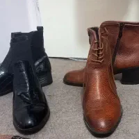 نیم بوت چرم و ورنی سایز۴۰ و ۳۹|کیف، کفش، کمربند|مشهد, هنرستان|دیوار