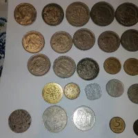 تعدادی سکه قدیمی کلکسیونی|کلکسیون سکه، تمبر، اسکناس|قم, باسکول|دیوار