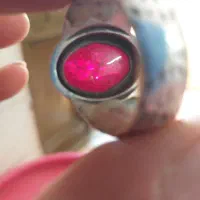 انگشتریاقوت دانه اناری زیبا