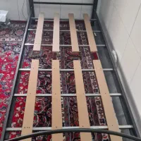 تخت فلزی ی نفره|تخت و سرویس خواب|تهران, بلورسازی|دیوار