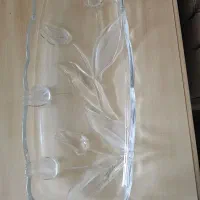 ۲ عدد دیس گل لاله والتر گلس