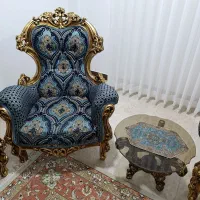 فروش مبلمان کلاسیک 12نفره|مبلمان خانگی و میز عسلی|انار, |دیوار