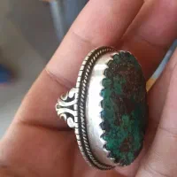انگشتر فیروزه گرم بالا