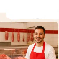 قصاب مرغ و گوشت و ماهی در هایپر پاکلند