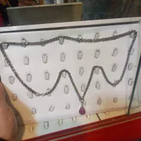 فروش تعدادی زنجیر و دستبند نقره ساچمه و شمش|جواهرات|کرمانشاه, |دیوار