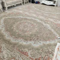 فرش گردویی نگین مشهد ۷۰۰ شانه تراکم بالا در حد صفر