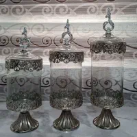 سه عدد پای سماوری تاج دار