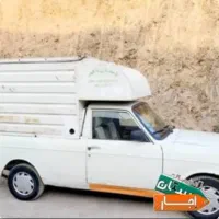 راننده وانت و نیسان با ماشین مسقف