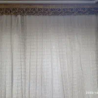 یک عدد پرده تمیز گیپوری جنس خوب|پرده، رانر، رومیزی|اهواز, کمپلو جنوبی|دیوار