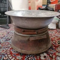 دیگ مسی سفید شده ضخیم