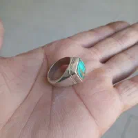 انگشتر نقره فیروزه نیشابور