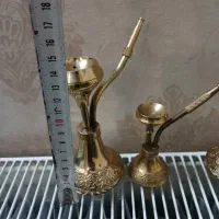 قلیان برنجی برنزمسی مجسمه دکوری ظروف|کلکسیون اشیاء عتیقه|تهران, افسریه جنوبی|دیوار