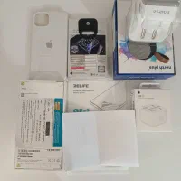 آیفون 15مشکی 128ولوازم جانبی پلمپ آک